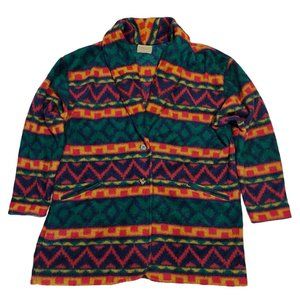 TIMBUKTU STATION Light Weight Jacket Sz 1 (LARGE?) Multicolor GUC-Signs of Wear